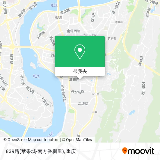 839路(苹果城-南方香榭里)地图
