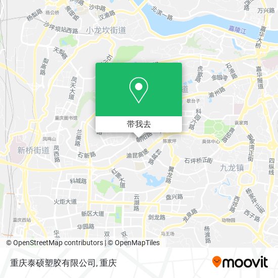 重庆泰硕塑胶有限公司地图