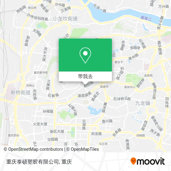 重庆泰硕塑胶有限公司地图