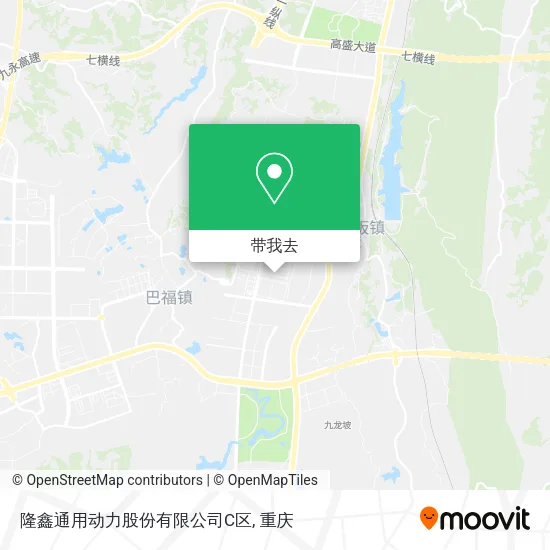 隆鑫通用动力股份有限公司C区地图