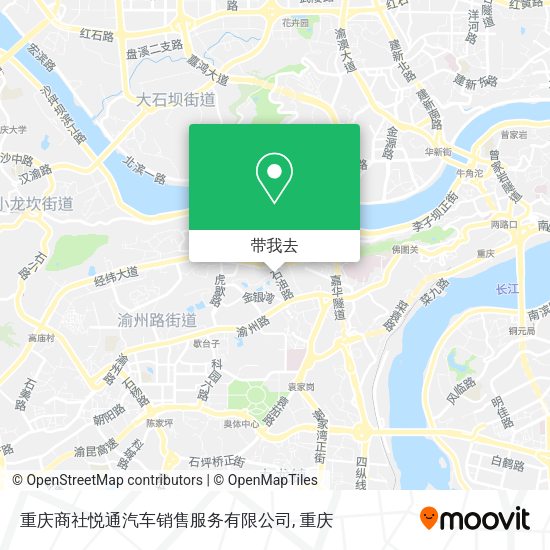 重庆商社悦通汽车销售服务有限公司地图
