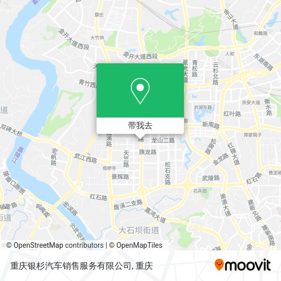 重庆银杉汽车销售服务有限公司地图