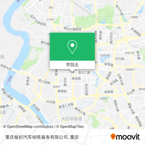 重庆银杉汽车销售服务有限公司地图