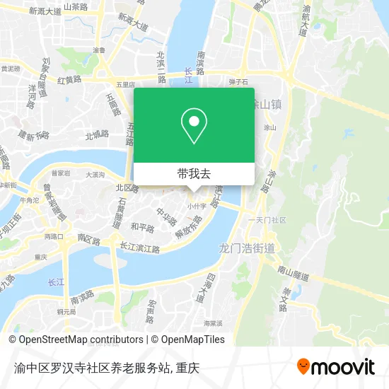 渝中区罗汉寺社区养老服务站地图