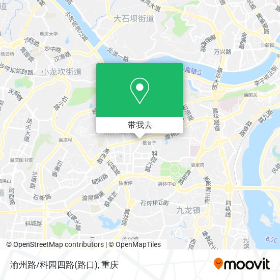 渝州路/科园四路(路口)地图