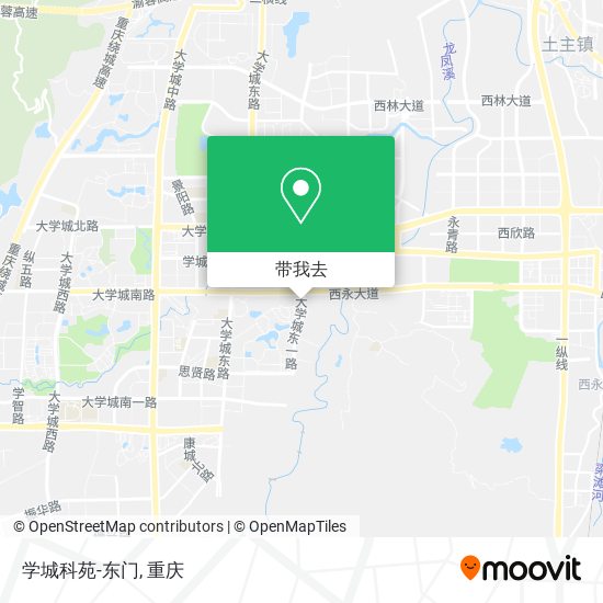 学城科苑-东门地图