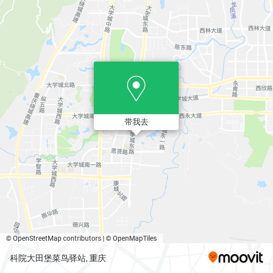 科院大田堡菜鸟驿站地图
