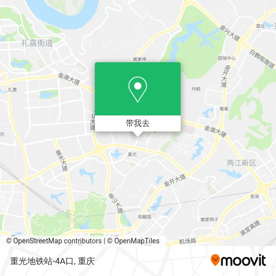 重光地铁站-4A口地图
