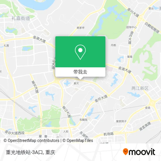 重光地铁站-3A口地图