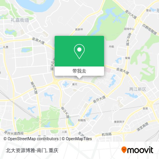 北大资源博雅-南门地图