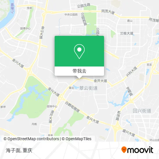 海子面地图