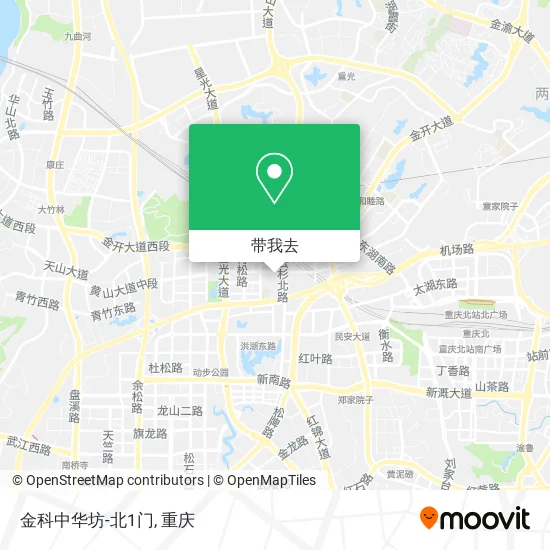 金科中华坊-北1门地图