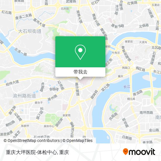 重庆大坪医院-体检中心地图