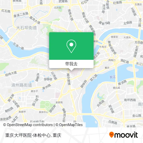 重庆大坪医院-体检中心地图