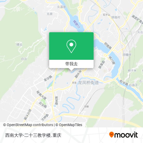 西南大学-二十三教学楼地图