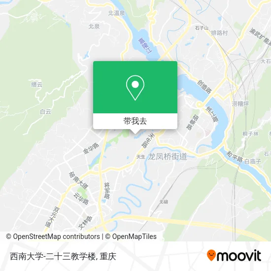 西南大学-二十三教学楼地图