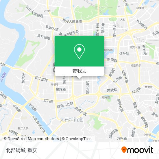 北部钢城地图