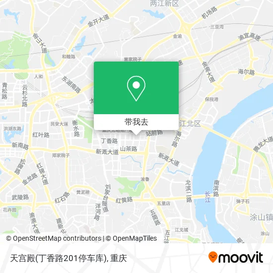 天宫殿(丁香路201停车库)地图