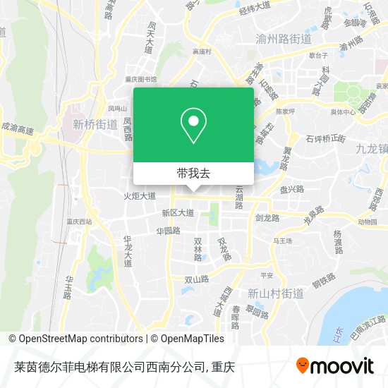 莱茵德尔菲电梯有限公司西南分公司地图