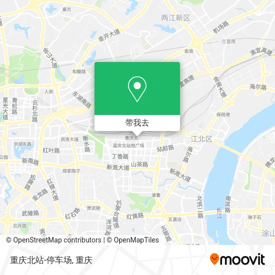 重庆北站-停车场地图