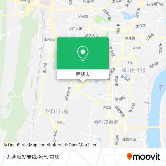 大通顺发专线物流地图