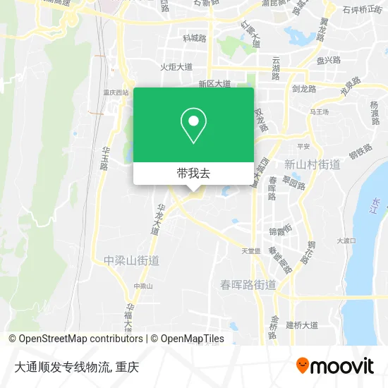 大通顺发专线物流地图