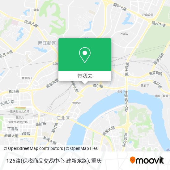 126路(保税商品交易中心-建新东路)地图