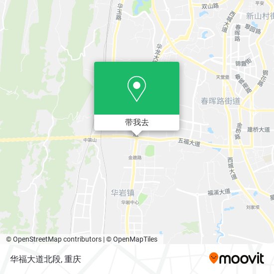 华福大道北段地图
