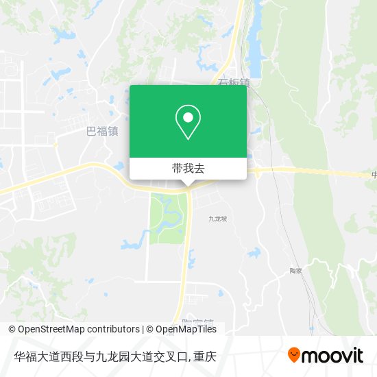 华福大道西段与九龙园大道交叉口地图