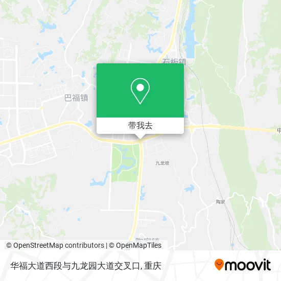 华福大道西段与九龙园大道交叉口地图