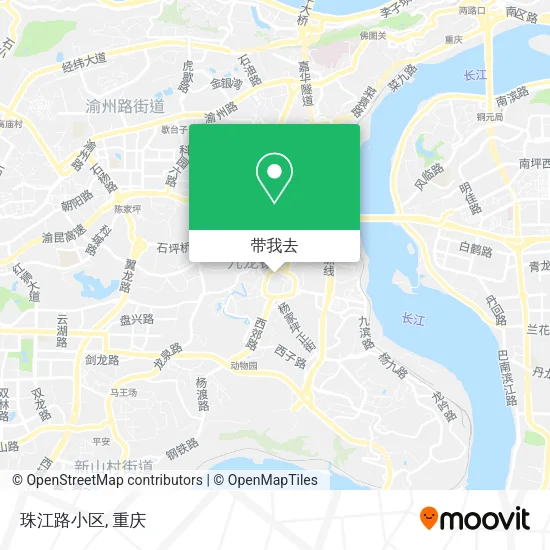 珠江路小区地图