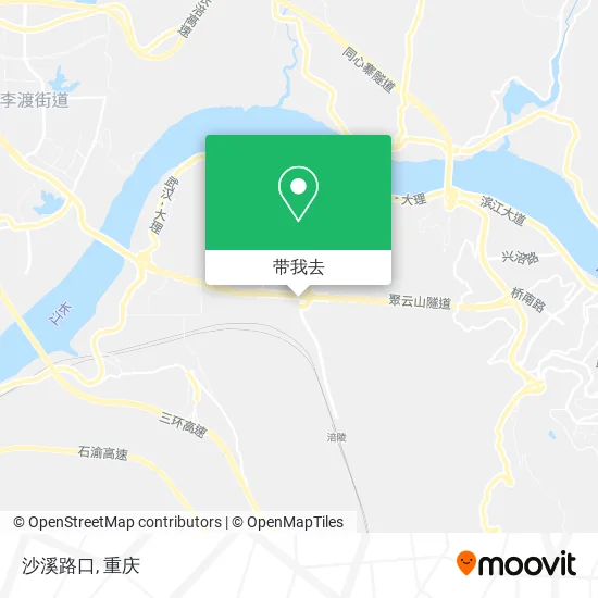 沙溪路口地图