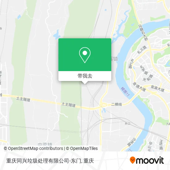重庆同兴垃圾处理有限公司-东门地图