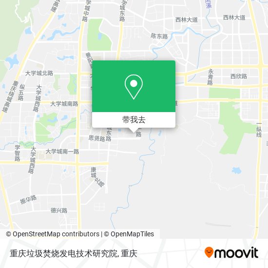 重庆垃圾焚烧发电技术研究院地图