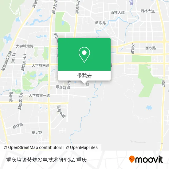 重庆垃圾焚烧发电技术研究院地图
