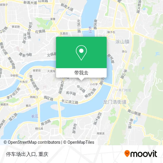 停车场出入口地图