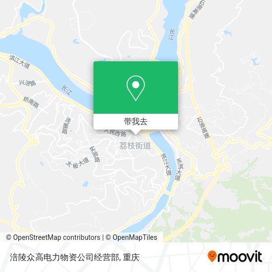 涪陵众高电力物资公司经营部地图
