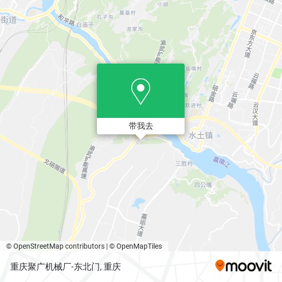 重庆聚广机械厂-东北门地图