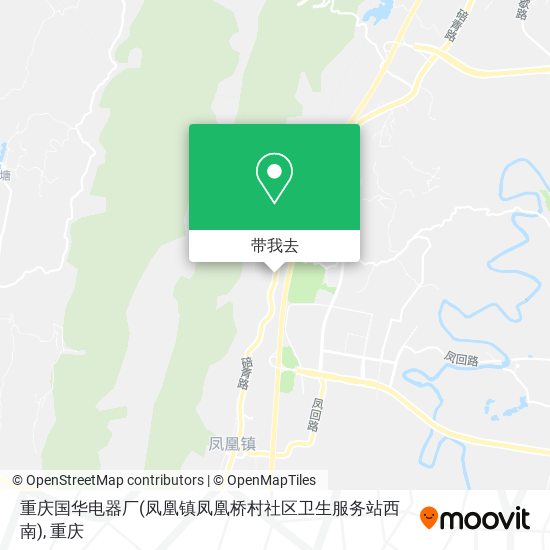 重庆国华电器厂(凤凰镇凤凰桥村社区卫生服务站西南)地图