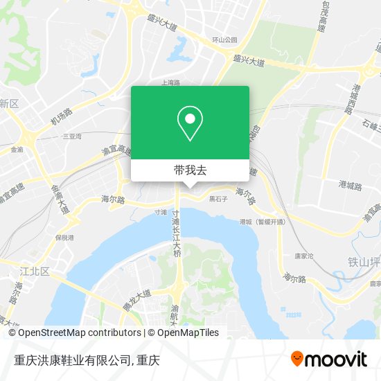 重庆洪康鞋业有限公司地图