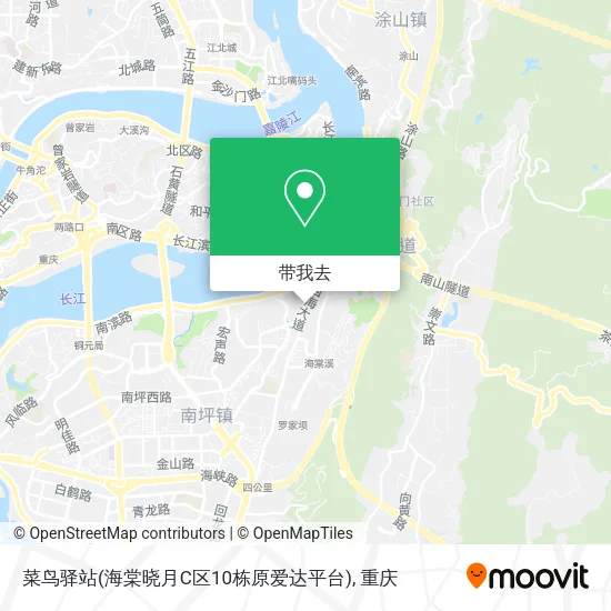 菜鸟驿站(海棠晓月C区10栋原爱达平台)地图