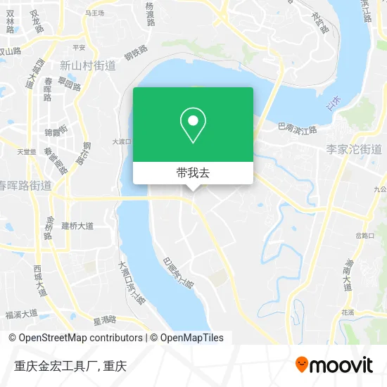 重庆金宏工具厂地图