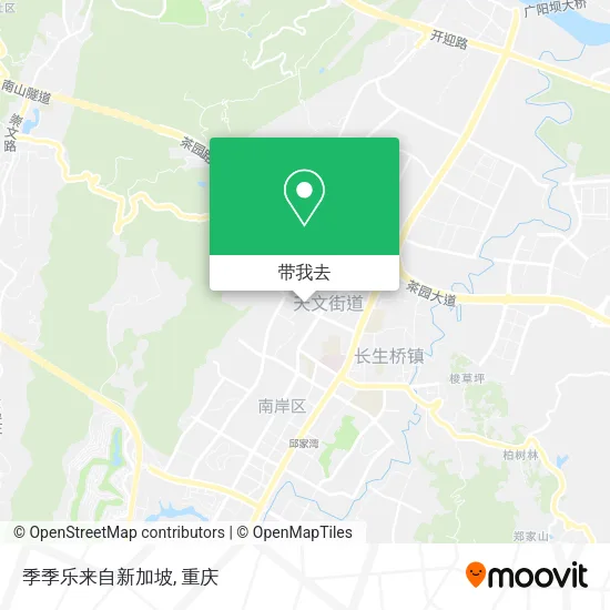 季季乐来自新加坡地图