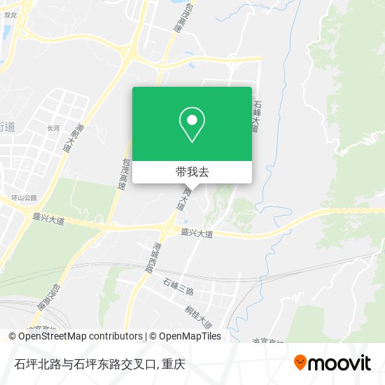 石坪北路与石坪东路交叉口地图