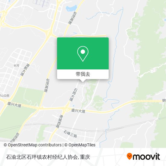 石渝北区石坪镇农村经纪人协会地图