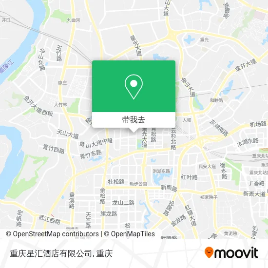 重庆星汇酒店有限公司地图