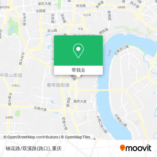 钢花路/双溪路(路口)地图