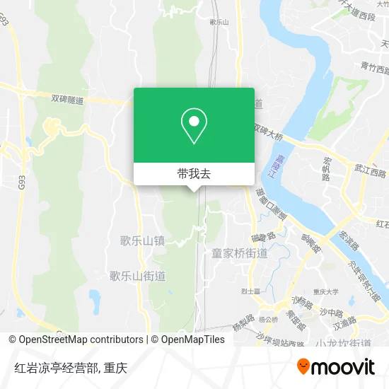 红岩凉亭经营部地图