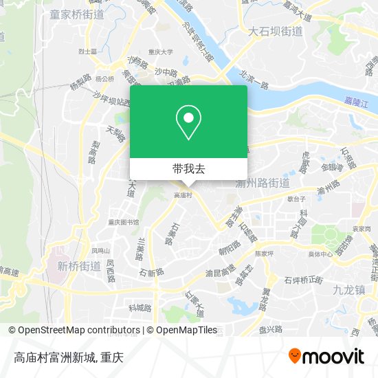高庙村富洲新城地图