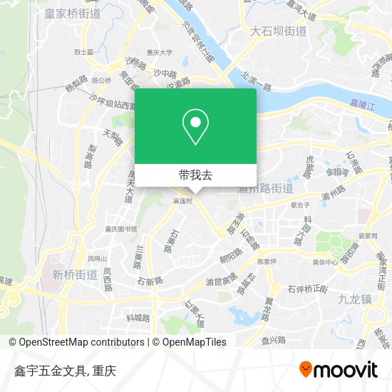 鑫宇五金文具地图